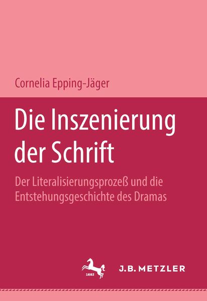 Produktbild: Die Inszenierung der Schrift