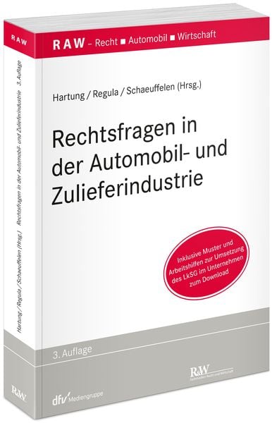 Produktbild: Rechtsfragen in der Automobil- und Zulieferindustrie