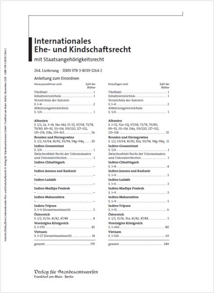 Produktbild: Internationales Ehe- und Kindschaftsrecht mit Staatsangeh&ouml;rigkeitsrecht