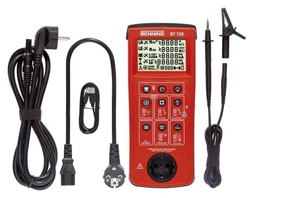 Produktbild: Benning ST 725 Ger&auml;tetester VDE-Norm 0701-0702