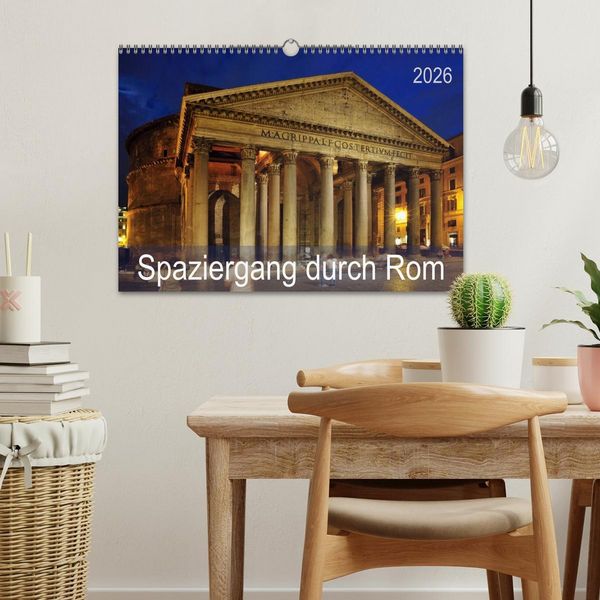 Produktbild: Spaziergang durch Rom (Wandkalender 2026 DIN A3 quer), CALVENDO Monatskalender