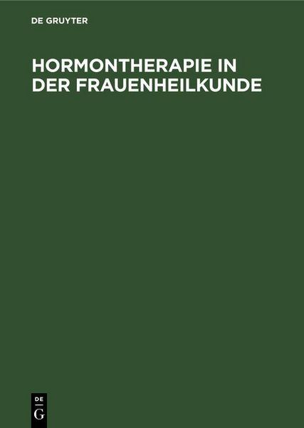 Produktbild: Hormontherapie in der Frauenheilkunde