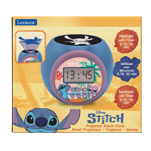 Produktbild: Stitch Projektionswecker mit Timer