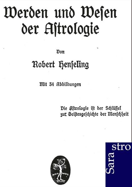 Produktbild: Werden und Wesen der Astrologie