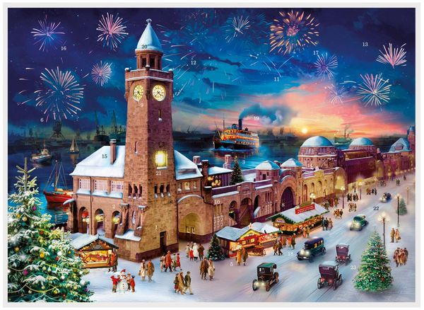 Produktbild: Adventskalender "Hamburg Landungsbr&uuml;cken"