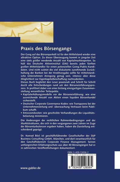 Produktbild: Praxis des B&ouml;rsengangs