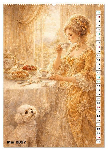 Produktbild: Glanz des Rokoko (Wandkalender 2027 DIN A2 hoch), CALVENDO Monatskalender
