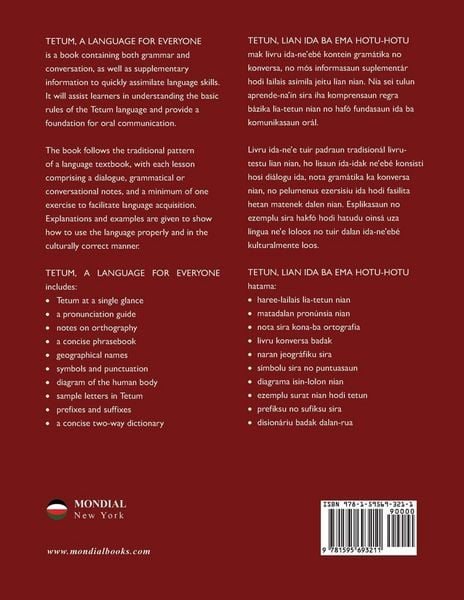 Produktbild: Tetum, A Language For Everyone (Tetun, Lian Ida Ba Ema Hotu-Hotu)