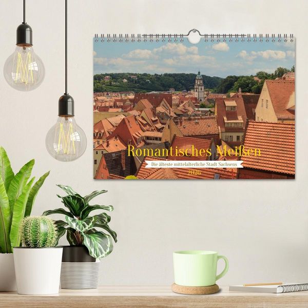 Produktbild: Romantisches Mei&szlig;en &ndash; Die &auml;lteste mittelalterliche Stadt Sachsens (Wandkalender 2026 DIN A4 quer), CALVENDO Monatskalender