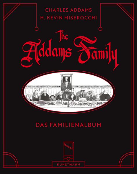 The Addams Family – Das Familienalbum, Gebundene Ausgabe von Charles Addams, Kunstmann, A, 978-3-95614-567-4