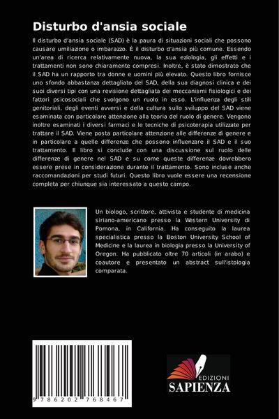 Produktbild: Disturbo d'ansia sociale