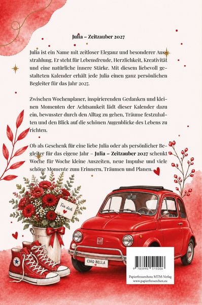 Produktbild: Julia Kalender 2027 - Zeitzauber