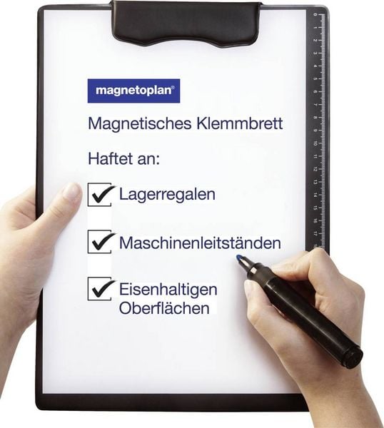 Produktbild: magnetoplan 1131512 Magnetische Klemmbrett Mappe (B x H) 225 mm x 318 mm