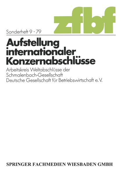 Produktbild: Aufstellung internationaler Konzernabschl&uuml;sse
