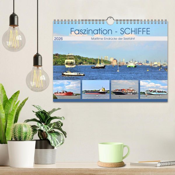 Produktbild: Faszination - SCHIFFE (Wandkalender 2026 DIN A4 quer), CALVENDO Monatskalender