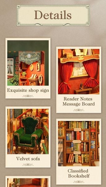 Produktbild: Booknook Left Bank Bookstore
