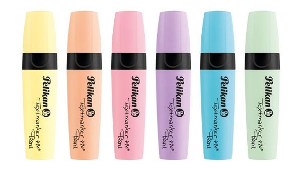 Produktbild: Pelikan Textmarker 490 Pastel 6er Set