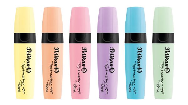 Pelikan Textmarker 490 Pastel 6er Set