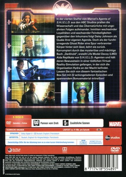 Produktbild: Marvel's Agents of S.H.I.E.L.D. - Staffel 4 [6 DVDs]