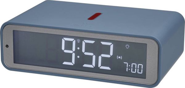 Produktbild: TFA Dostmann 60.2560.06 Funk Wecker Blau Alarmzeiten 1