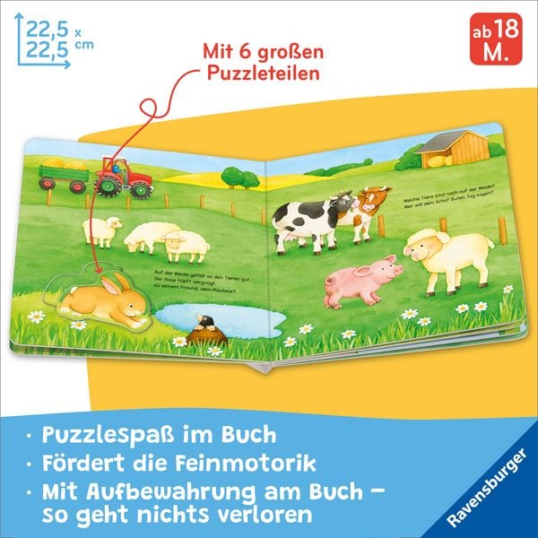 Produktbild: Mein liebstes Puzzle-Spielbuch - Tiere