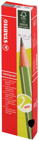 Produktbild: STABILO Bleistift GREENgraph, HB
