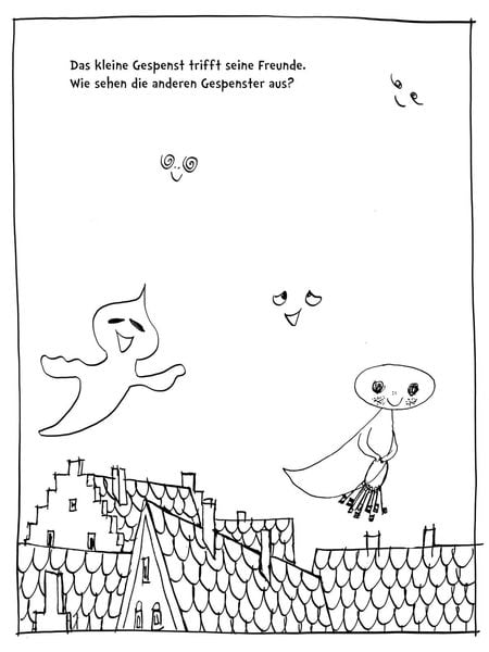 Produktbild: Das kleine Gespenst (Ausmalen, weitermalen, selber malen)