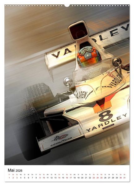 Produktbild: Faszination Rennsport (Wandkalender 2026 DIN A2 hoch), CALVENDO Monatskalender