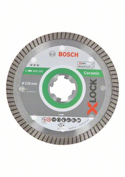 Bosch Accessories 2608615132 Diamanttrennscheibe Durchmesser 125mm 1St.