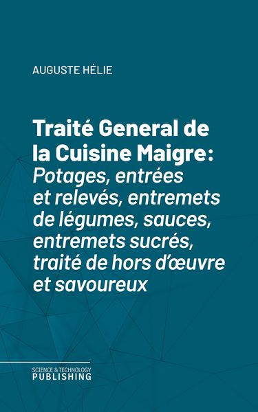 Produktbild: Trait&eacute; General de la Cuisine Maigre
