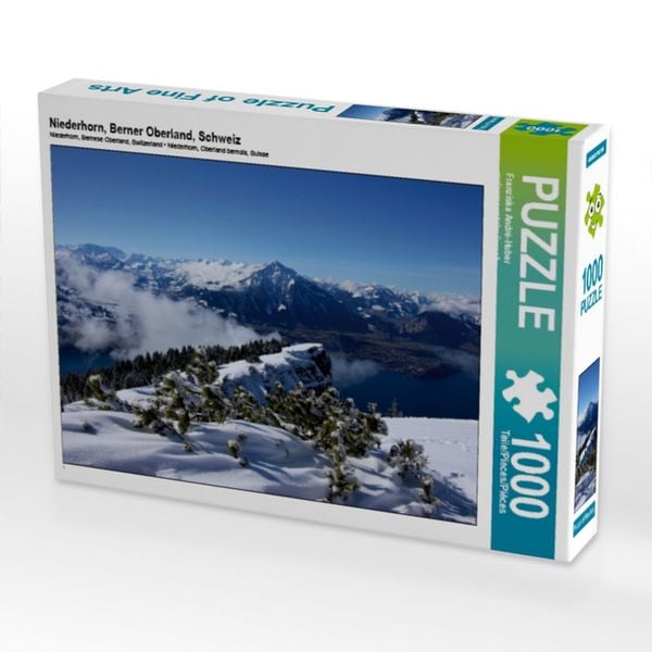 Produktbild: CALVENDO Puzzle Niederhorn, Berner Oberland, Schweiz | 1000 Teile Lege-Gr&ouml;&szlig;e 64x48cm Foto-Puzzle f&uuml;r gl&uuml;ckliche Stunden