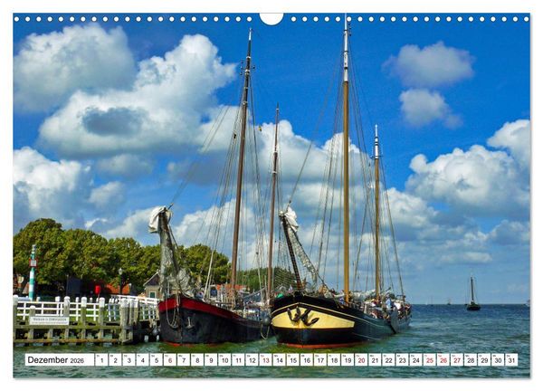 Produktbild: Idylle am Ijsselmeer (Wandkalender 2026 DIN A3 quer), CALVENDO Monatskalender
