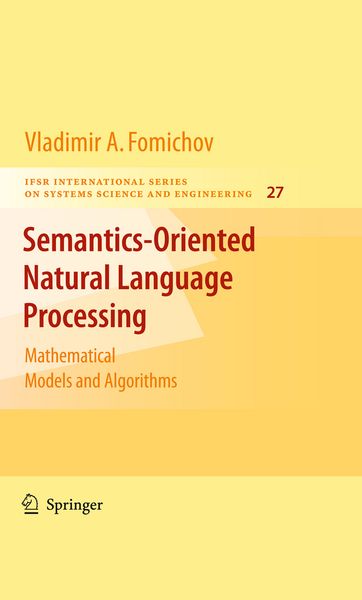 Produktbild: Semantics-Oriented Natural Language Processing