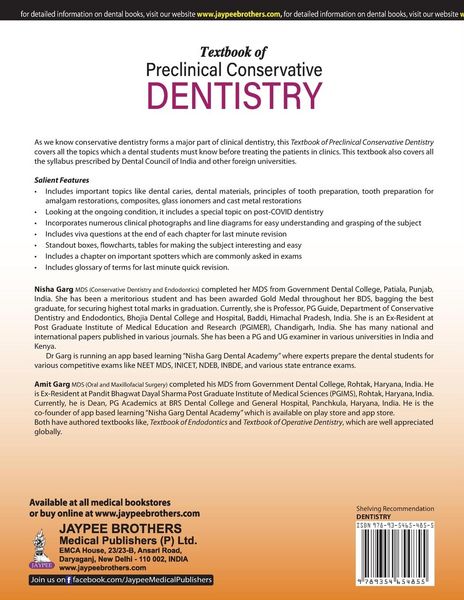 Produktbild: Textbook of Preclinical Conservative Dentistry
