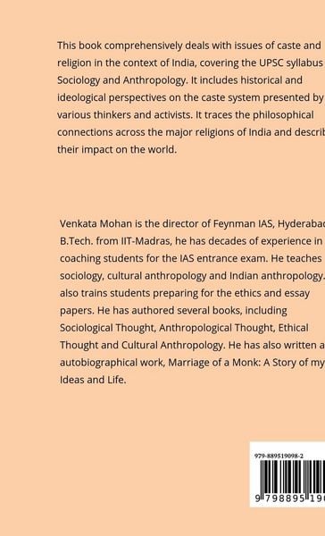 Produktbild: Caste and Religion in India