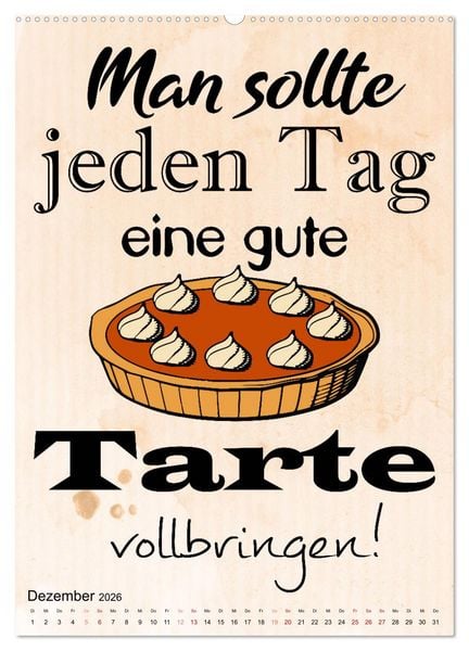 Produktbild: B&auml;ckerspr&uuml;che (Wandkalender 2026 DIN A2 hoch), CALVENDO Monatskalender
