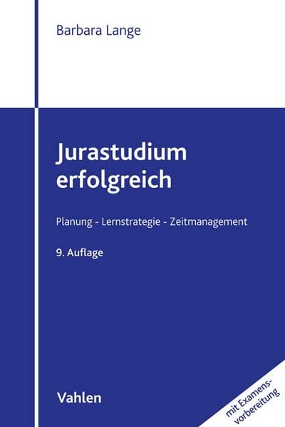 Produktbild: Jurastudium erfolgreich