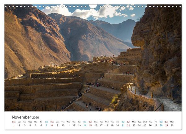 Produktbild: Mysterious Peru (Wall Calendar 2026 DIN A3 landscape), CALVENDO 12 Month Wall Calendar
