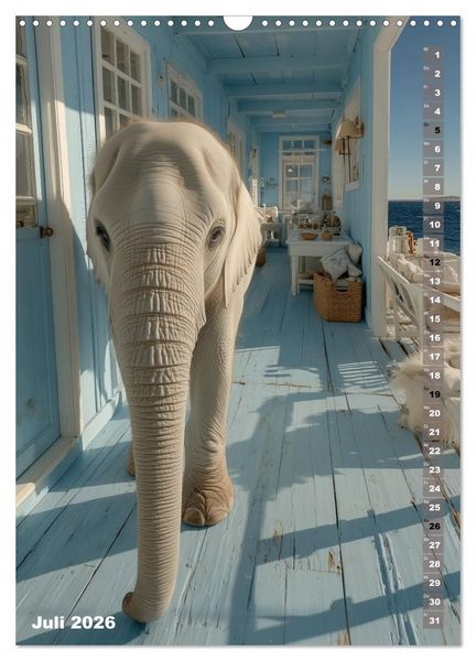 Produktbild: White Life (Wandkalender 2026 DIN A3 hoch), CALVENDO Monatskalender