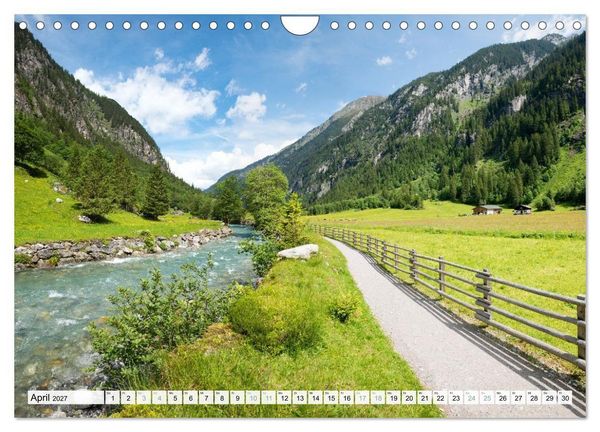 Produktbild: Zillertal - Bergidylle rund um Mayrhofen 2027 (Wandkalender 2027 DIN A4 quer), CALVENDO Monatskalender