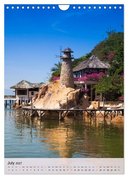Produktbild: Vietnam &ndash; Nature, Temples, Tropics, and Urban Splendor (Wall Calendar 2027 DIN A4 portrait), CALVENDO 12 Month Wall Calendar