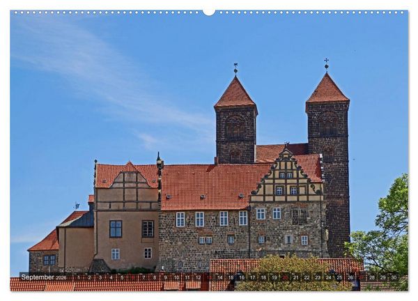 Produktbild: Stra&szlig;e der Romanik im Harz - eine Rundreise von Magdeburg in den Harz (hochwertiger Premium Wandkalender 2026 DIN A2 quer), Kunstdruck in Hochglanz