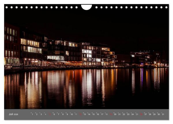 Produktbild: Leuchtendes M&uuml;nster 2026 - die Metropole Westfalens (Wandkalender 2026 DIN A4 quer), CALVENDO Monatskalender