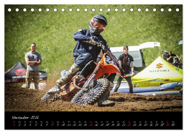 Produktbild: Motocross Racing 2026 (Tischkalender 2026 DIN A5 quer), CALVENDO Monatskalender