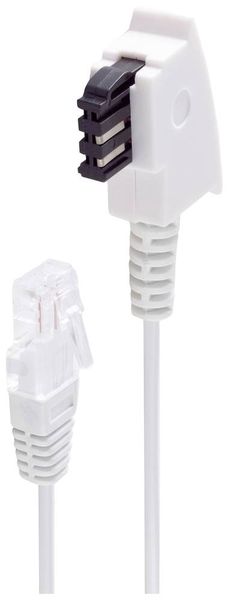 Produktbild: Shiverpeaks DSL Anschlusskabel [1x TAE-F-Stecker - 1x RJ45-Stecker 8p2c] 20m Wei&szlig;