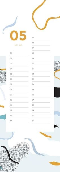 Produktbild: Geburtstagskalender Patterns