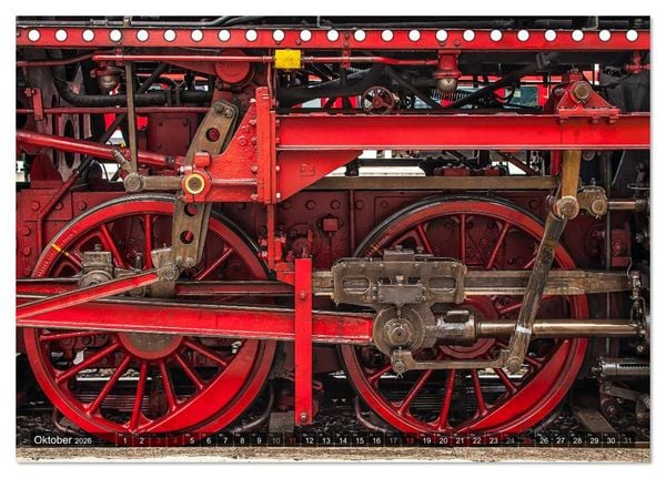 Produktbild: Unter Dampf - Eisenbahnromantik aus vergangener Zeit (Tischkalender 2026 DIN A5 quer), CALVENDO Monatskalender