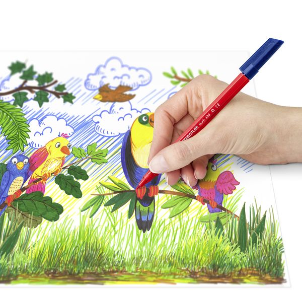 Produktbild: STAEDTLER Noris 326 Fasermaler, 20er Set, 326 C20