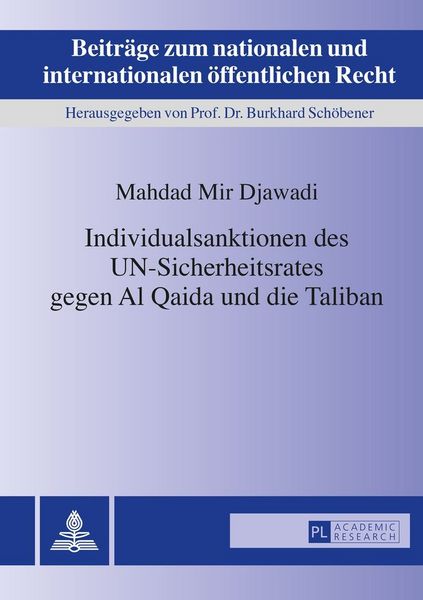 Produktbild: Individualsanktionen des UN-Sicherheitsrates gegen Al Qaida und die Taliban