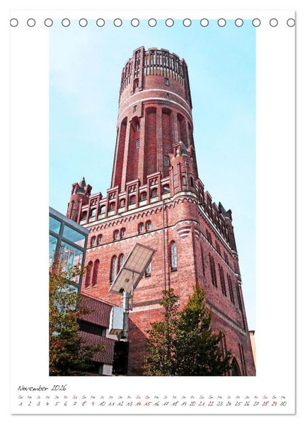 Produktbild: Idyllisches L&uuml;neburg. Historische Fassaden und Giebel der Salz- und Hansestadt (Tischkalender 2026 DIN A5 hoch), CALVENDO Monatskalender